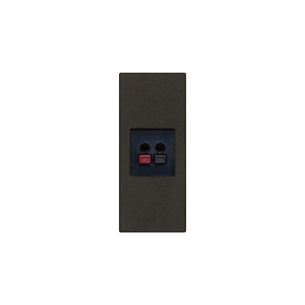 30493.G Розетка Linea за високоговорител, 1М,  Black, Vimar_small