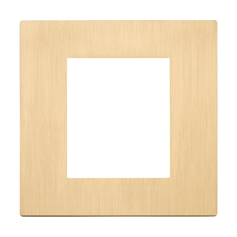 30642.70 Декоративна рамка Linea, 2M, Metal Brushed Gold, Vimar