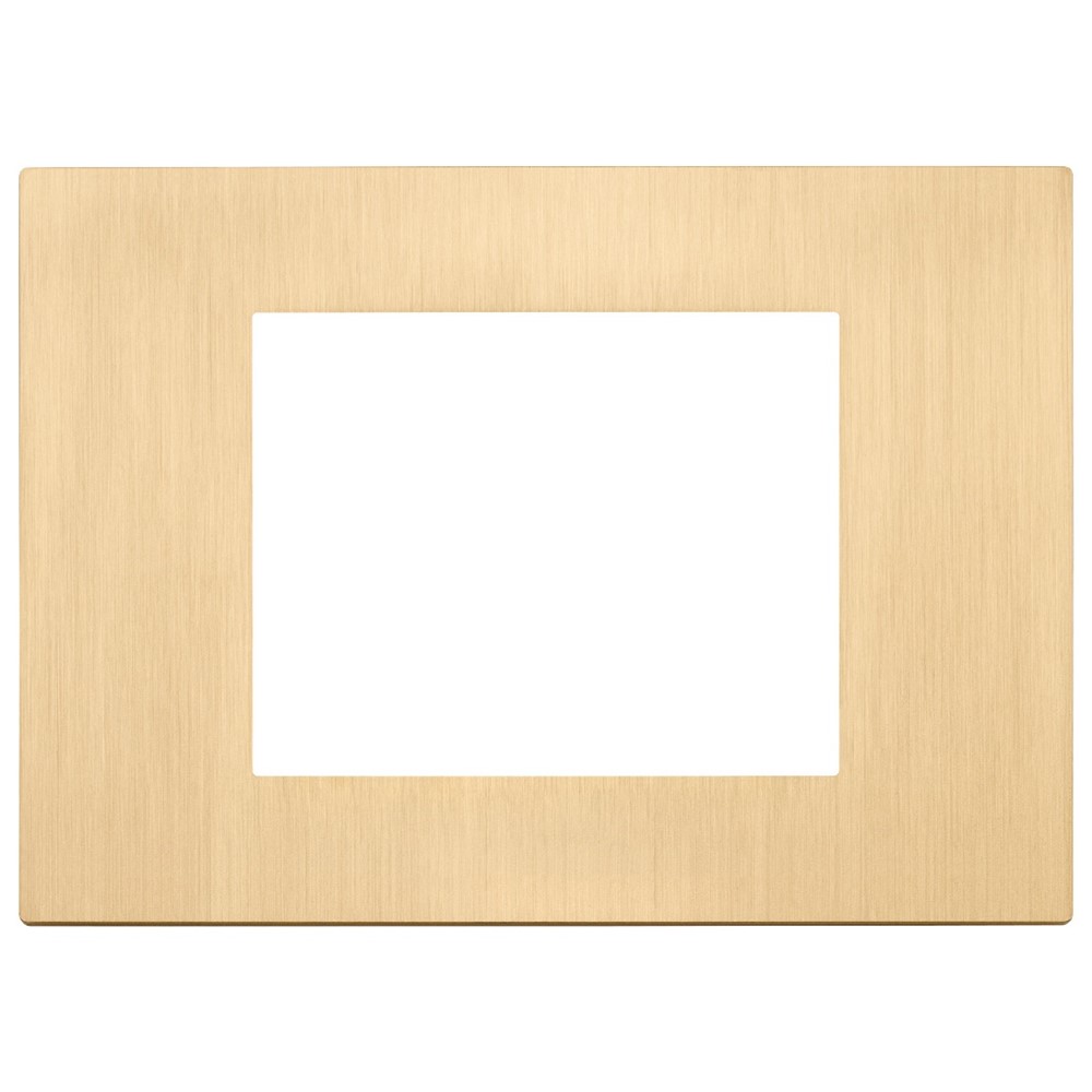 30653.70 Декоративна рамка Linea, 3M, Metal Brushed Gold, Vimar_small