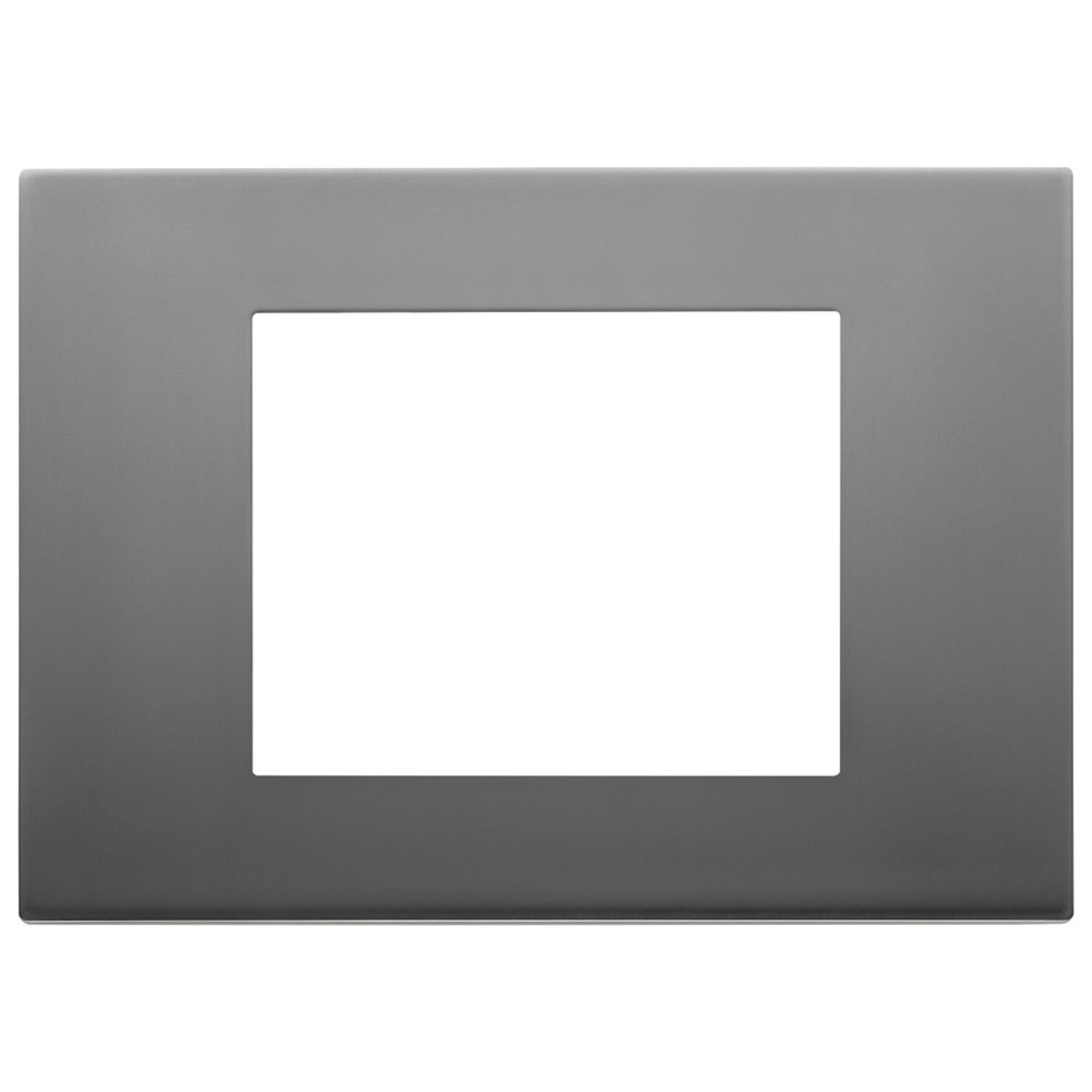 30653.72 Декоративна рамка Linea, 3M, Metal Satin Inox, Vimar