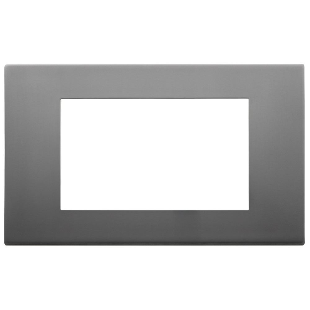 30654.72 Декоративна рамка Linea, 4M, Metal Satin Inox, Vimar