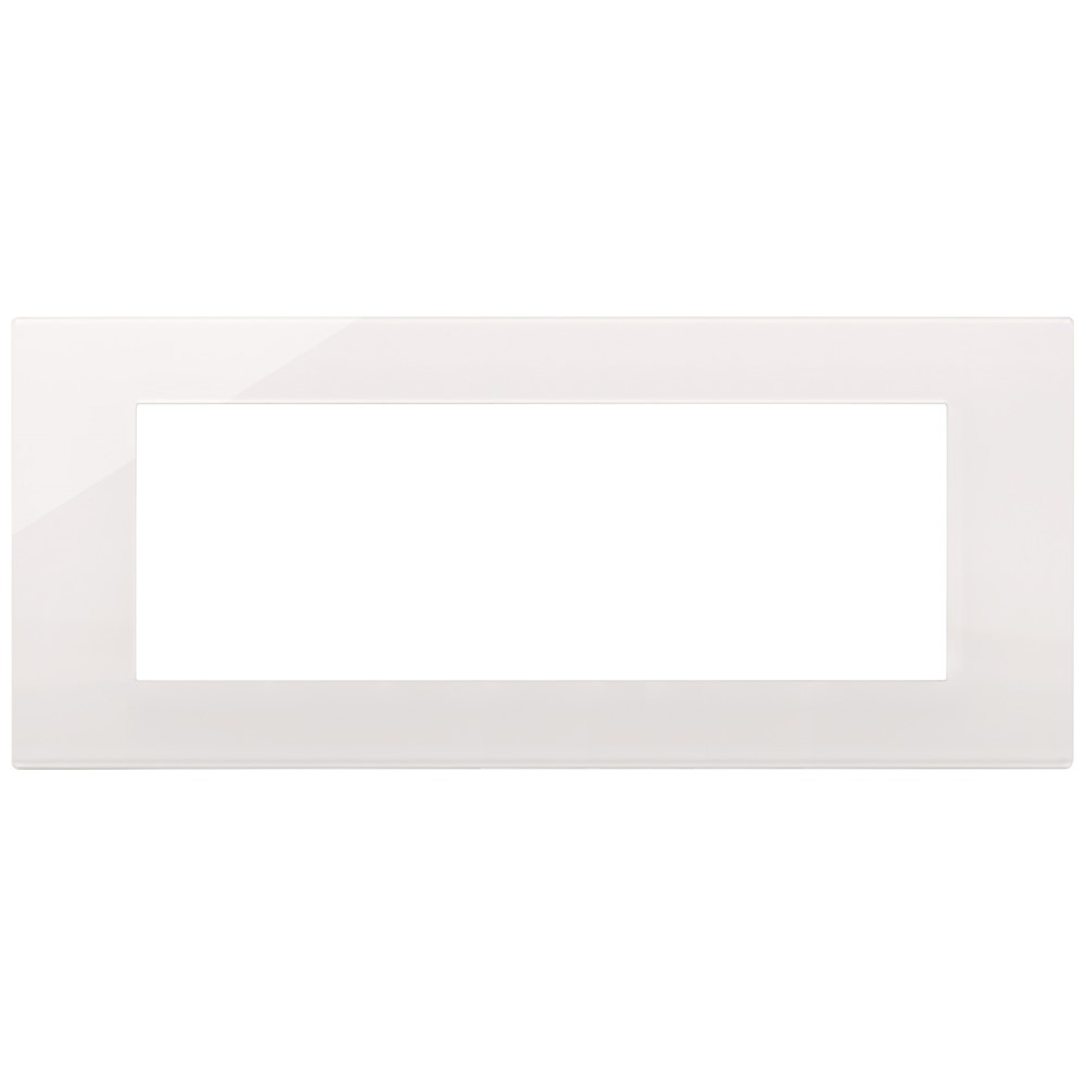 30657.40 Декоративна рамка Linea, 7M, Reflex white, Vimar