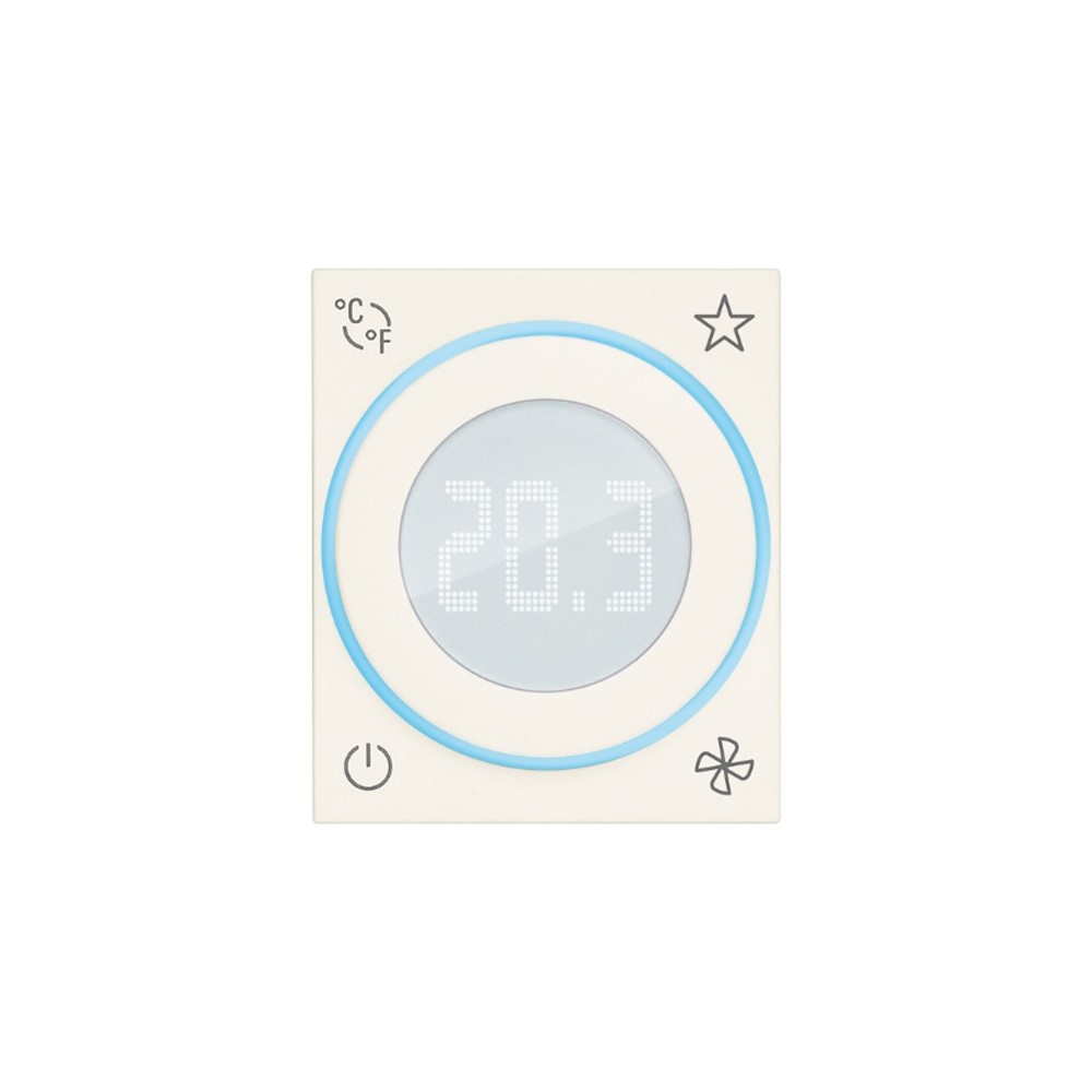 30811.B IoT dial thermostat FAN 2M white, Linea, Vimar_small