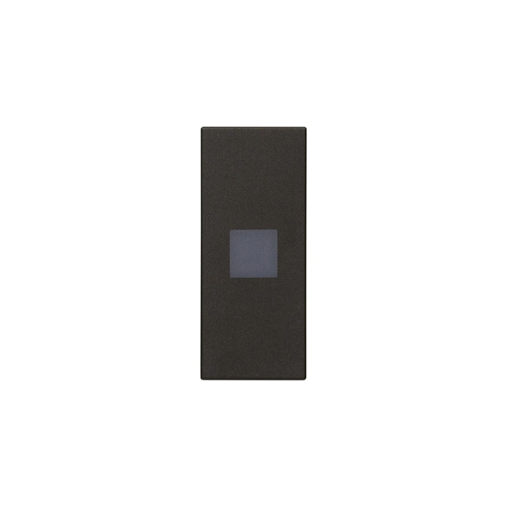 31000A.DG Лицев панел Linea, с дифузер, 1М, за аксиален механизъм, Black, Vimar