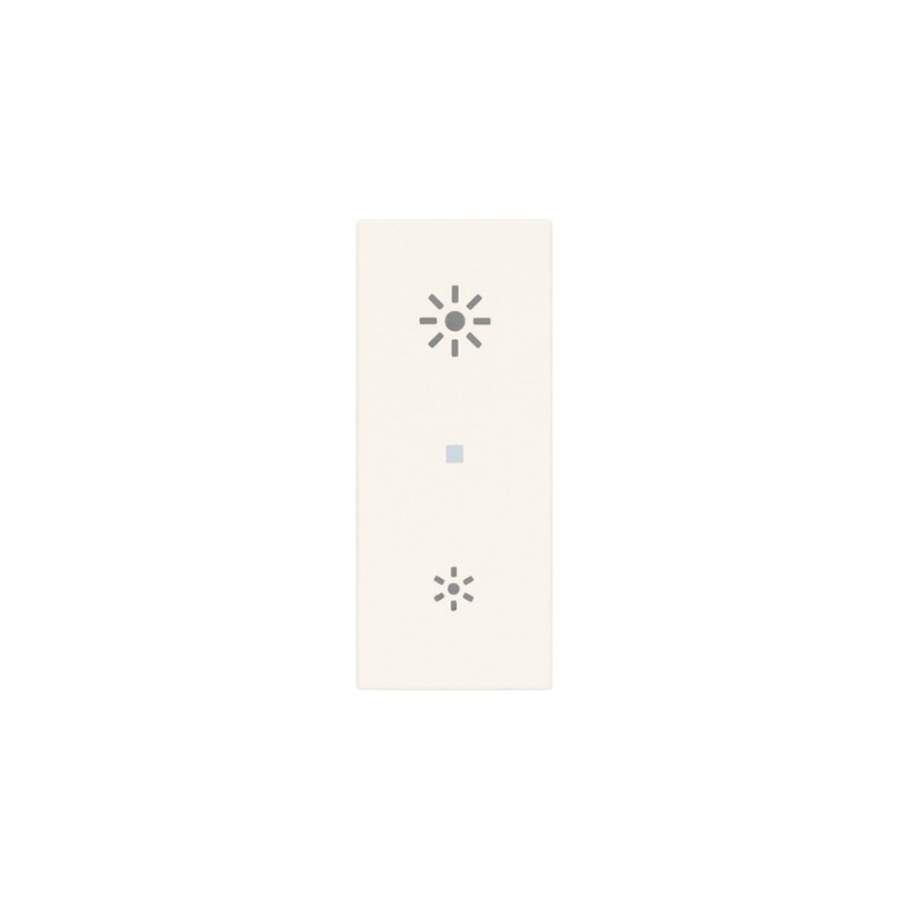 31000A.RB Axial button 1M dimmer symbol white, Linea, Vimar