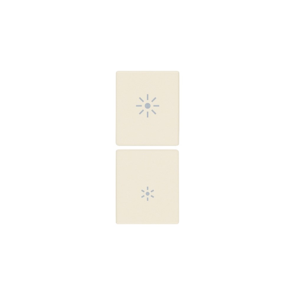 31480.RC 2 half buttons 1M control canvas, Linea, Vimar