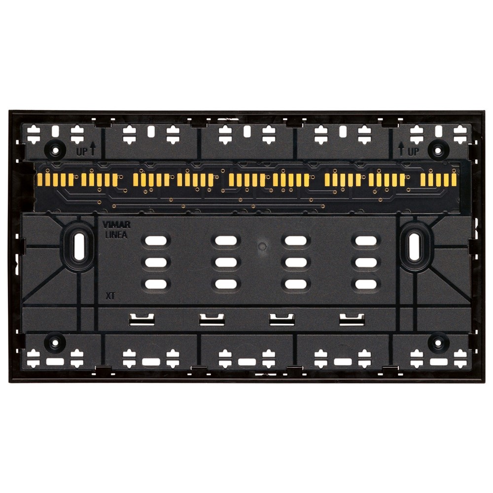 32604.G Монтажна рамка Linea XT4M, СК, black,Vimar