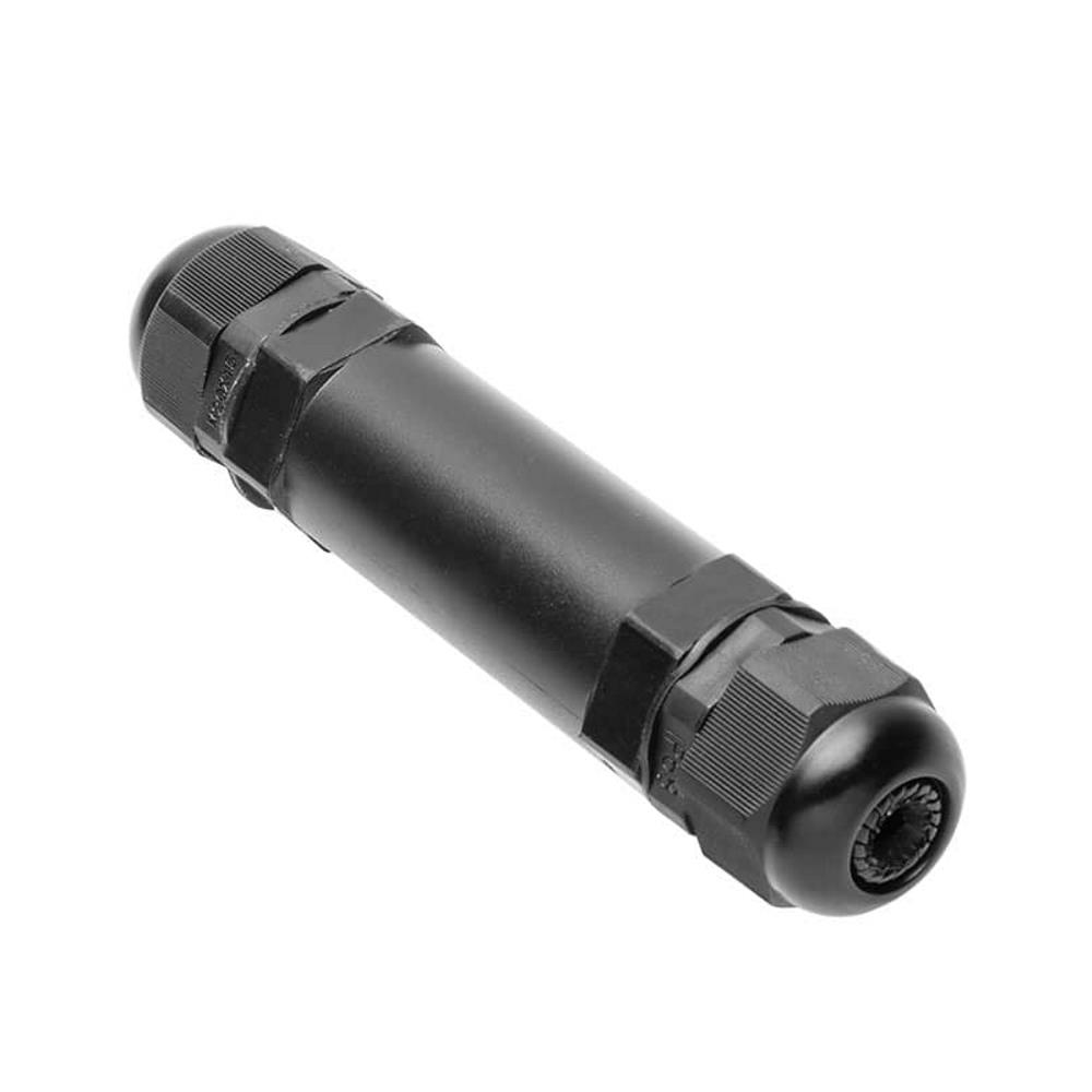 WZL-2  Водозащитен конектор за два кабела 3х1,5mm², max.250V, IP68, черен GTV_small