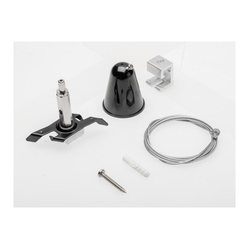 XAE-ZZWECLC-10  К-т E-Z Click за окачване на таван за X-RAIL, въже 1.5м, черен GTV_small