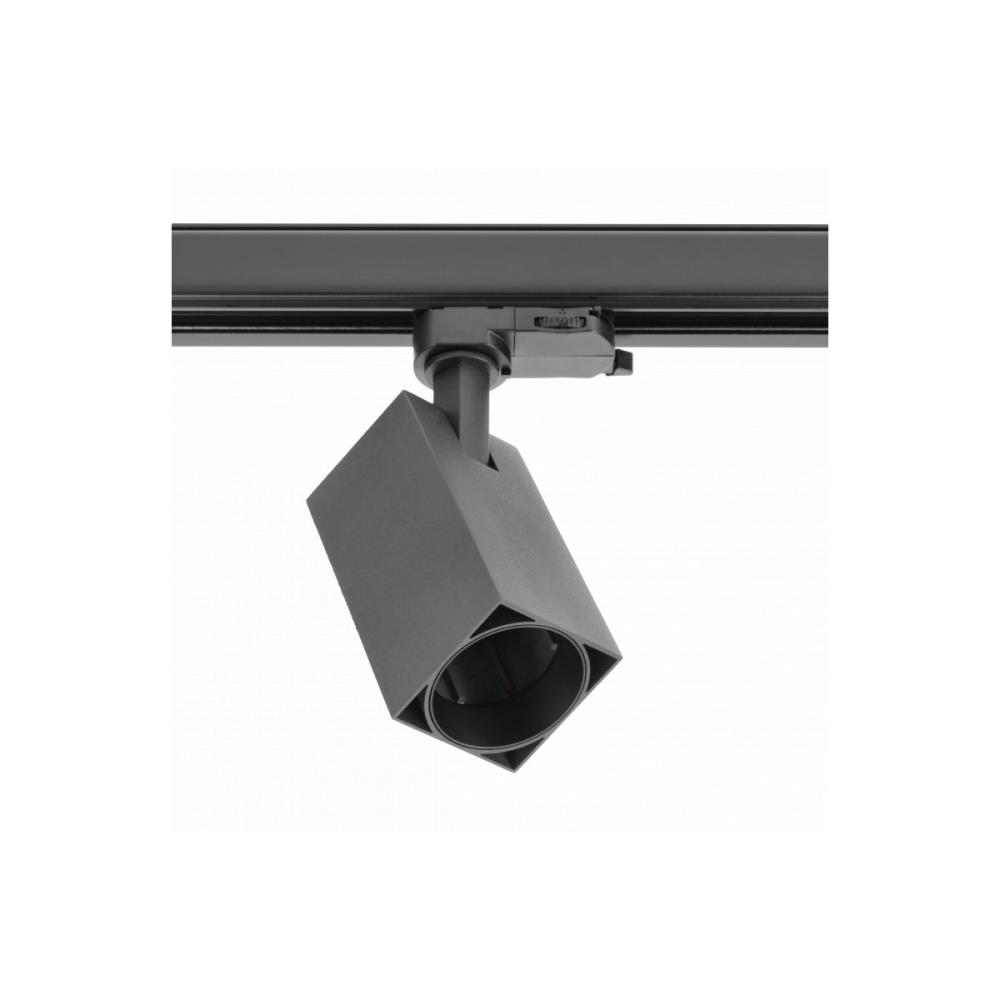 XLD-LMAGU10KC-NB Спот за 3-Р тоководещи шини квадрат LIMA GU10 max. 20W, AC 230V 50/60Hz черен GTV