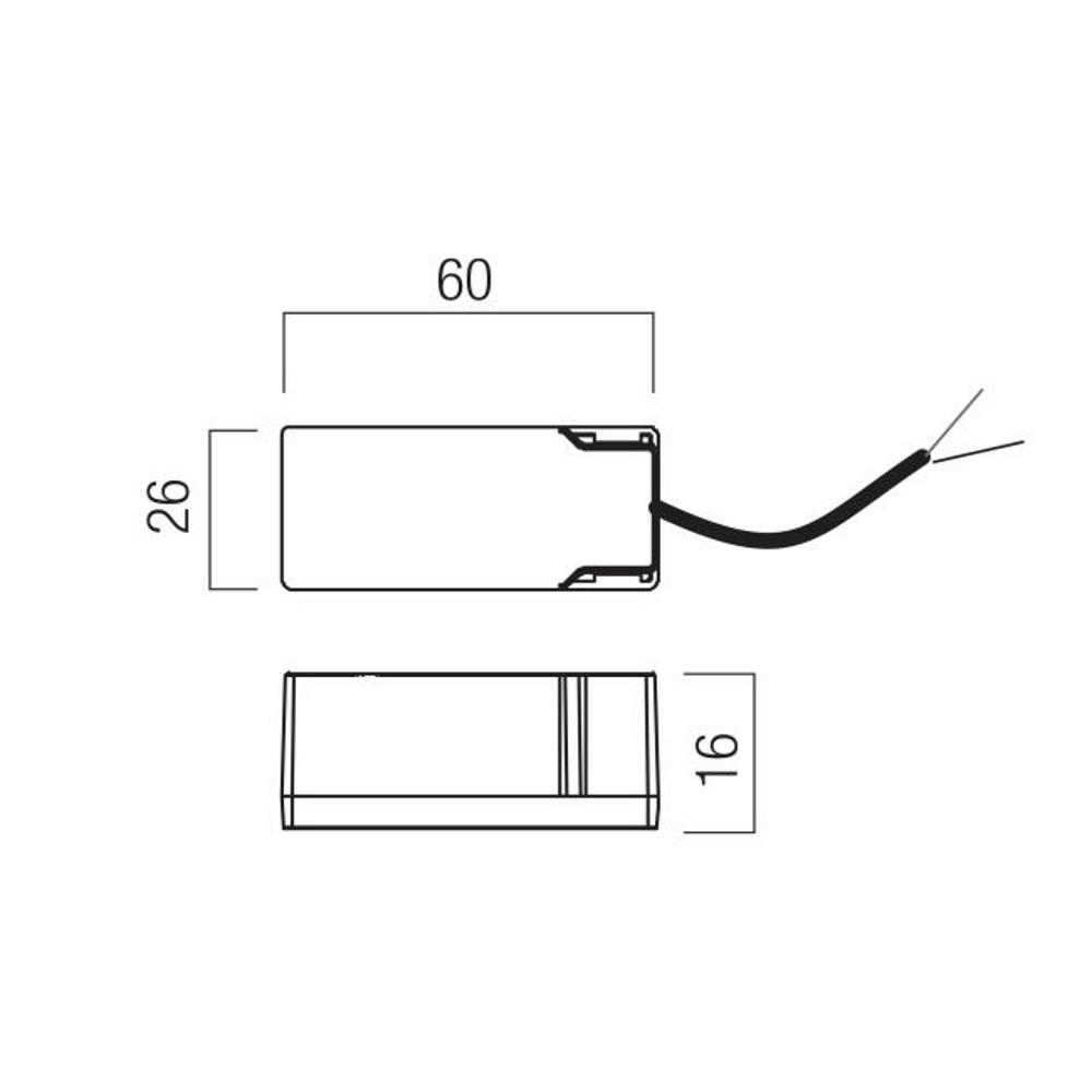 XT01PC SBK Съединителна кутия XTINY SURFACE/RECESSED POWER SUPPLY CONNECTOR 48V DC IP40 SBK Arelux_small