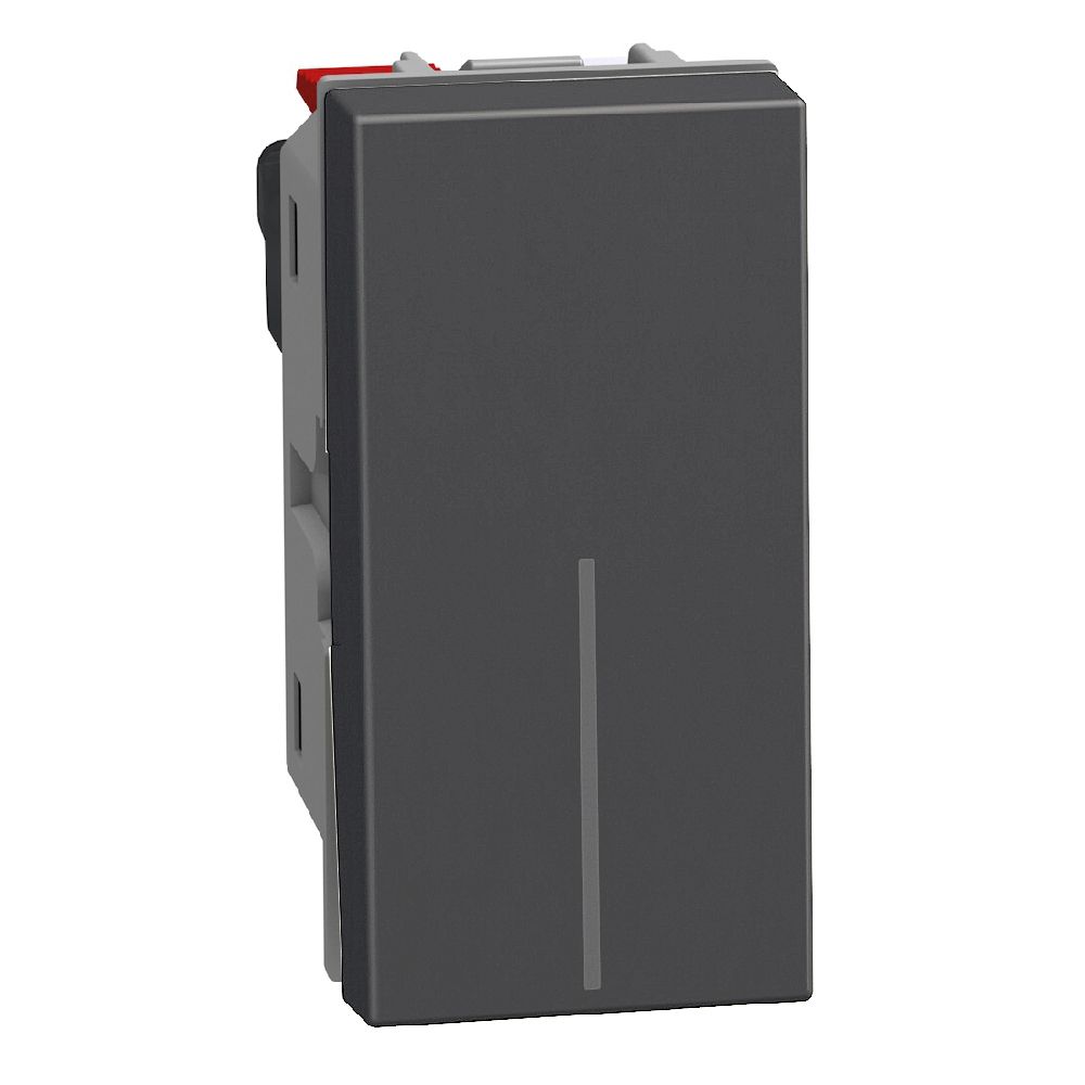 YD4003A Девиаторен ключ Light Now, 1P 10AX 1M, dark, Bticino