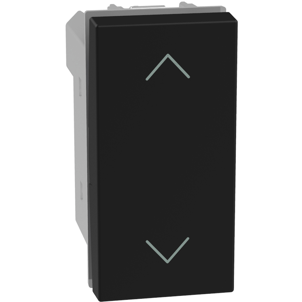 YD4037N Бутон за щори Light Now 1М, dark, Bticino