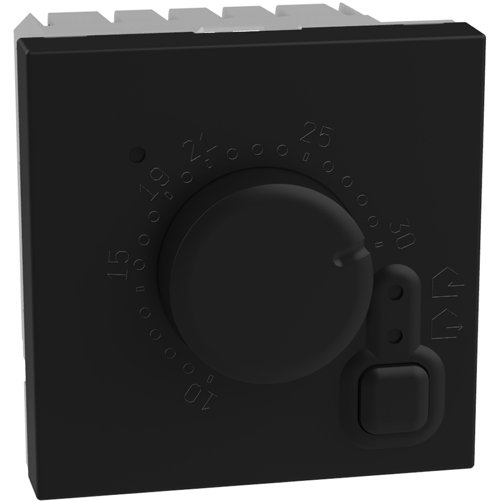 YD4441 Термостат Light Now 230V, 2M, glossy black, Bticino_small
