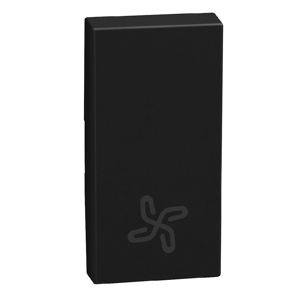YD4915R Лицев панел за ключ с подсветка Light Now, символ Вентилатор, 1М, dark, Bticino_small