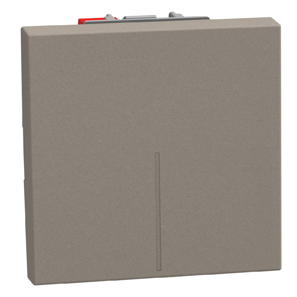YG4005M2A Бутон Light Now 1P (NO) 10A 2M, stone, Bticino