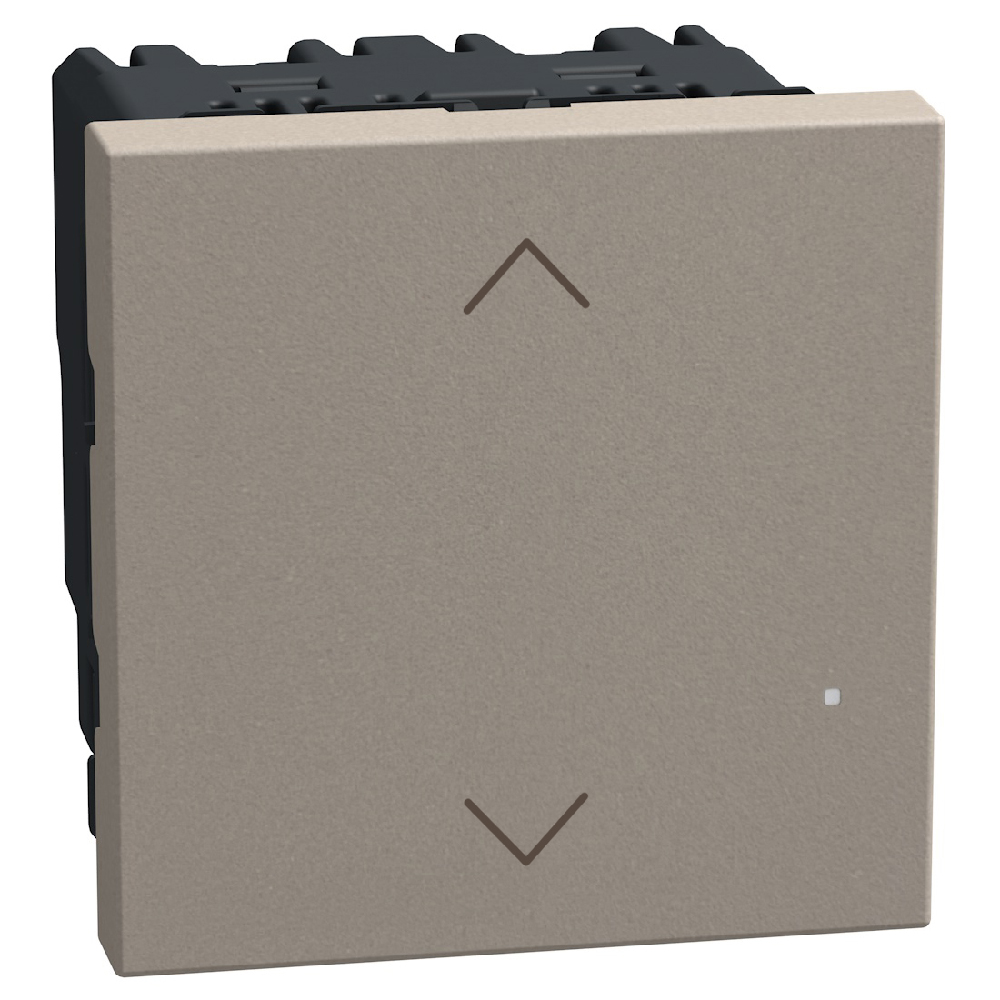 YG4027CM2N Свързан ключ за щори Light Now 2М, stone, Bticino