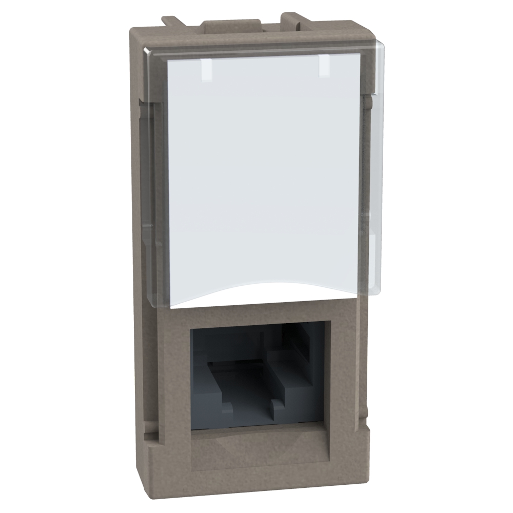 YG4279C6 Розетка Light Now RJ45 UTP Cat 6, stone, Bticino_small