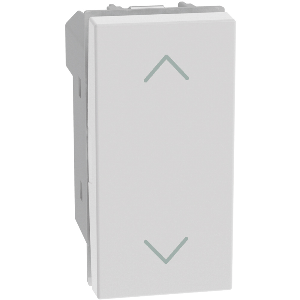 YW4037N Бутон за щори Light Now 1М, с блокировка, white, Bticino_small