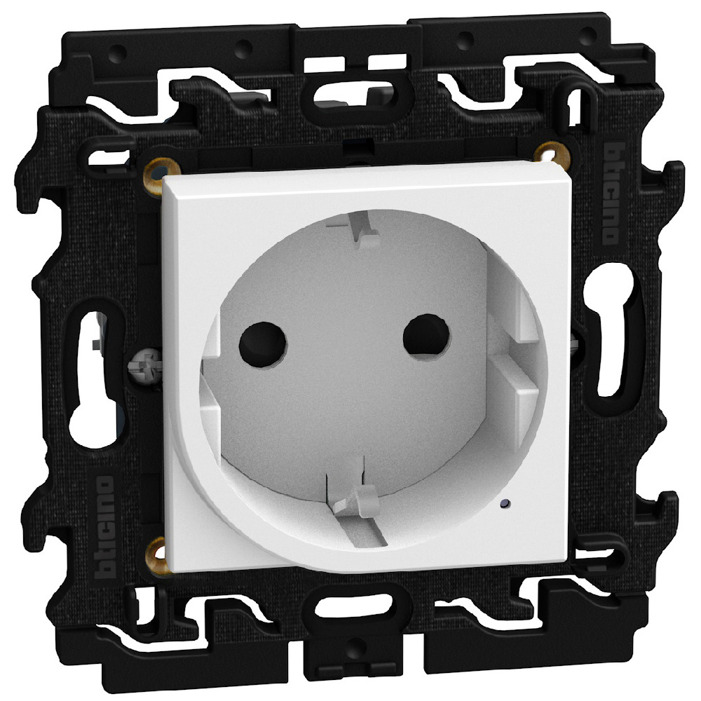 YW4141AC Свързан контакт Light Now немски стандарт 2М, white, Bticino