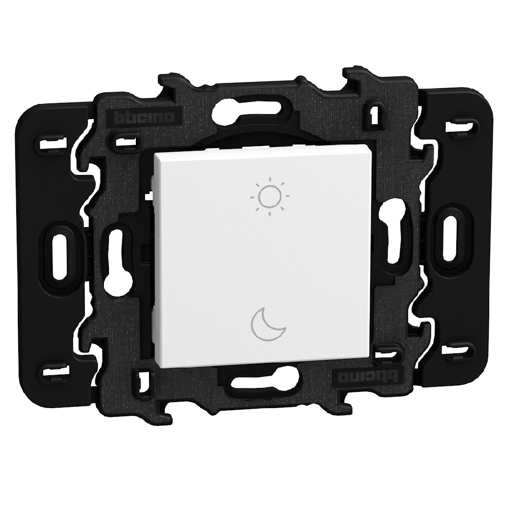 YW4574CWG Безжичен сценариен ключ Light Now ден/нощ без батерия 2М, white, Bticino