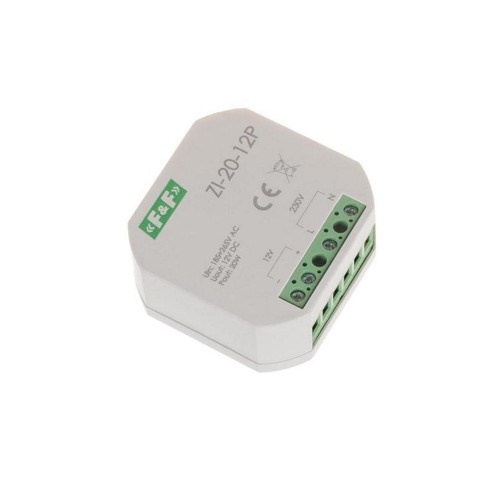 ZI-20-12P Импулсно захранване входно напрежение 180÷264 V AC, изходно напрежение 12V 20W 1,7A F&F_small