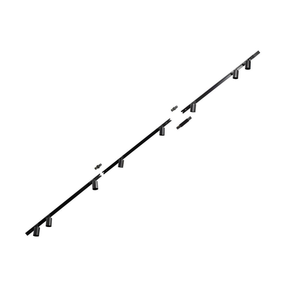 3017 Комплект 3, релсово осветление, монофазно, черен, Zuma Line