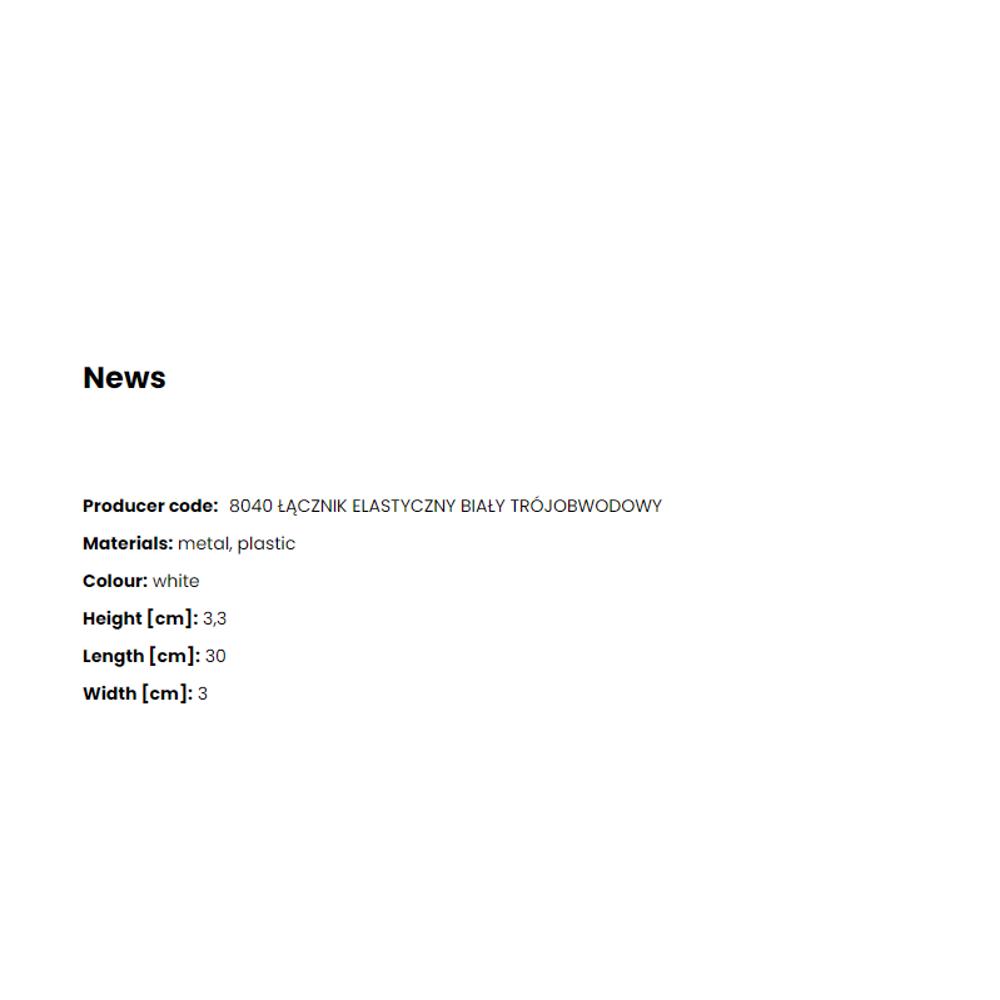 8040 Гъвкав съединител за шина, 3-фазна, white, Zuma Line_small