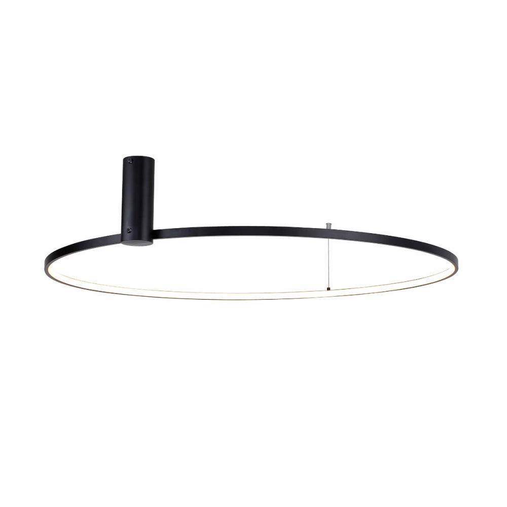 89429-90BK Плафониера Horik 40W LED 4400LM 3000/4000/6000K Ø90 H16 black, Zuma Line