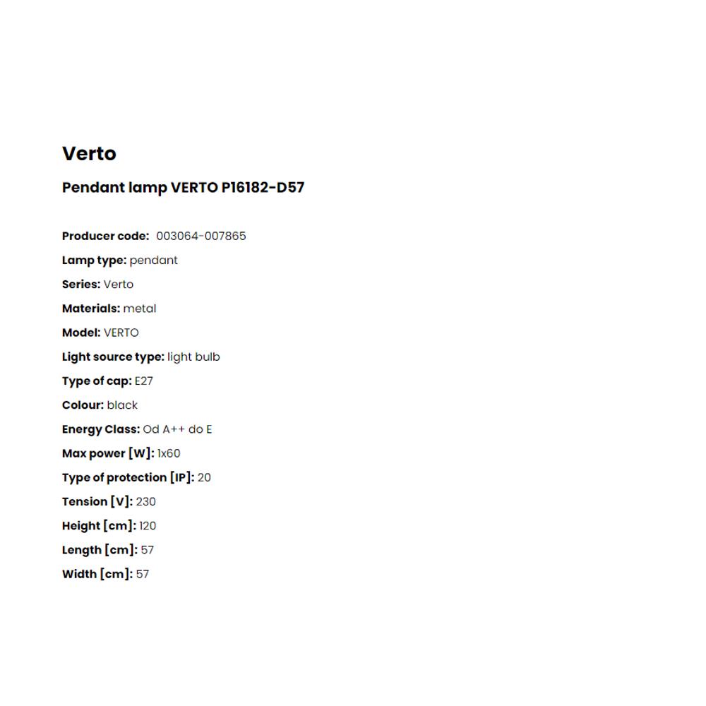P16182-D57 Пендел Verto 1x60W E27 metal, Zuma Line_small