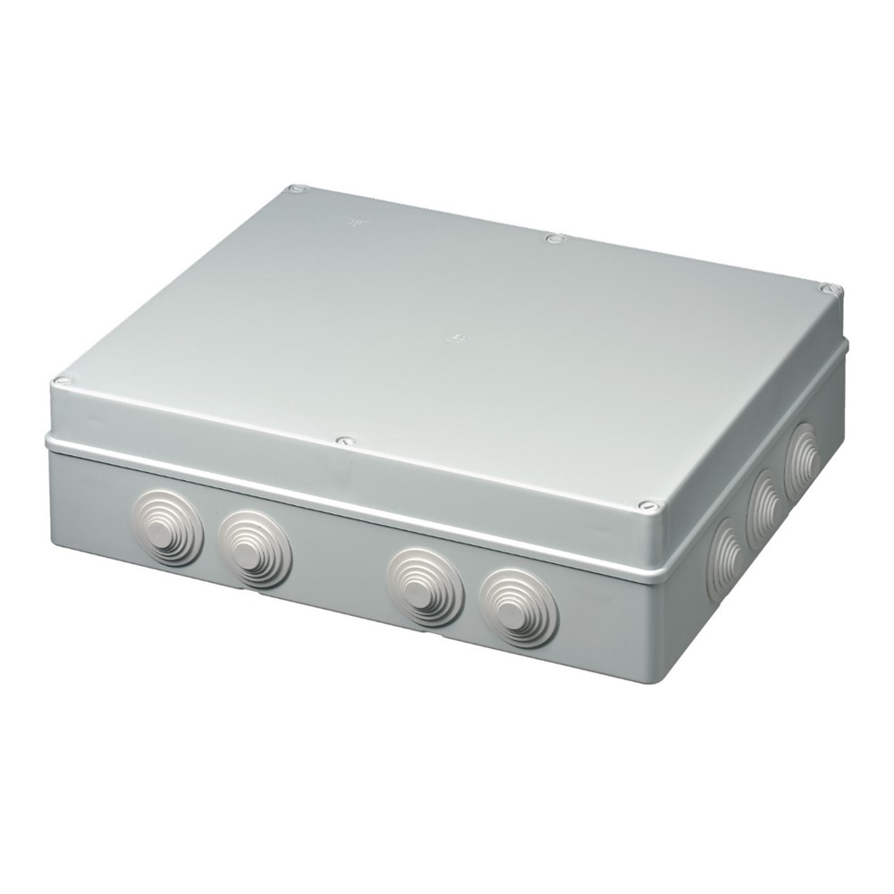EC400C10 Разкл. кутия противовлажна О.М. 460*380*120 с тапи, Elettrocanali