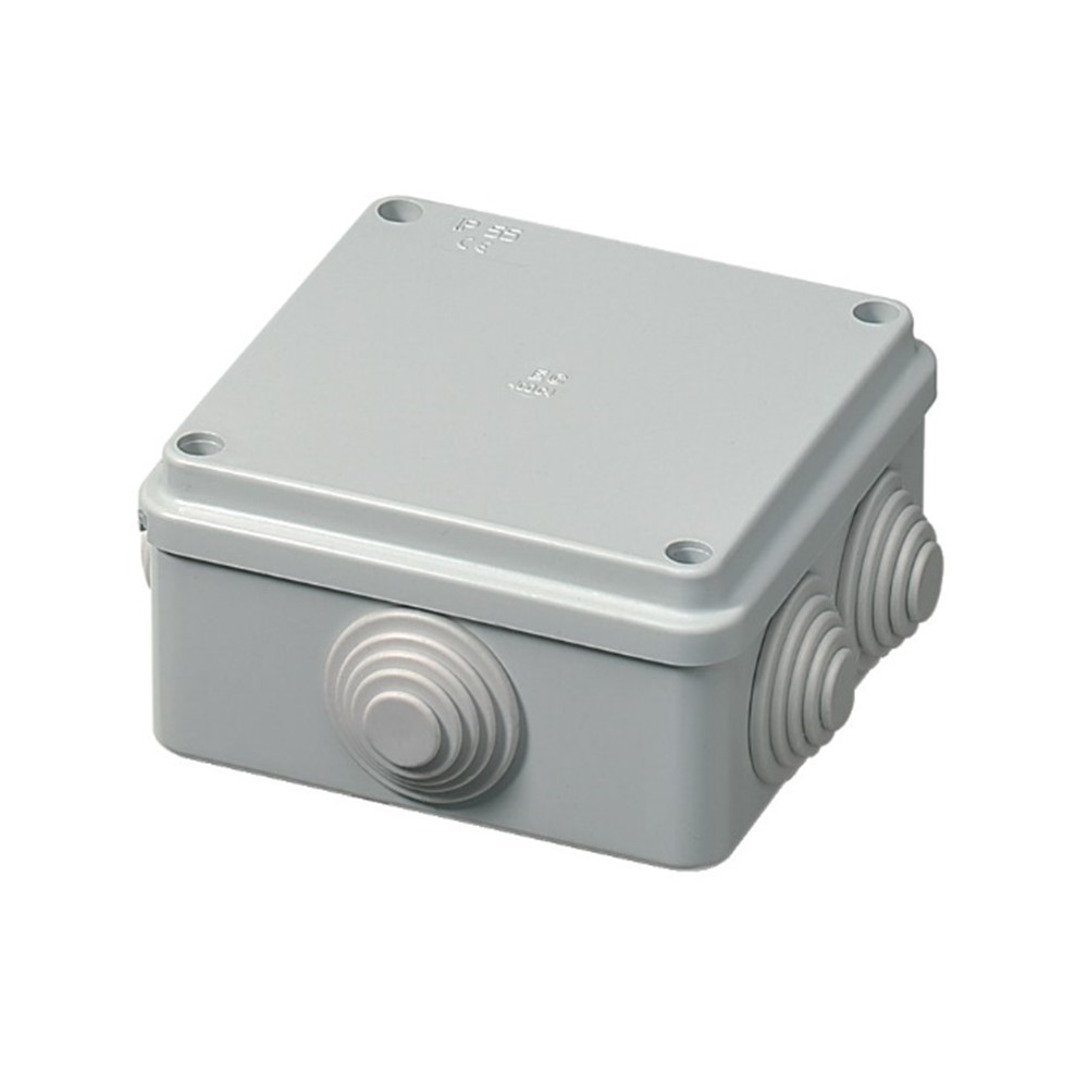 EC400C4 Разкл. кутия противовлажна О.М. 100*100*50 с тапи, Elettrocanali