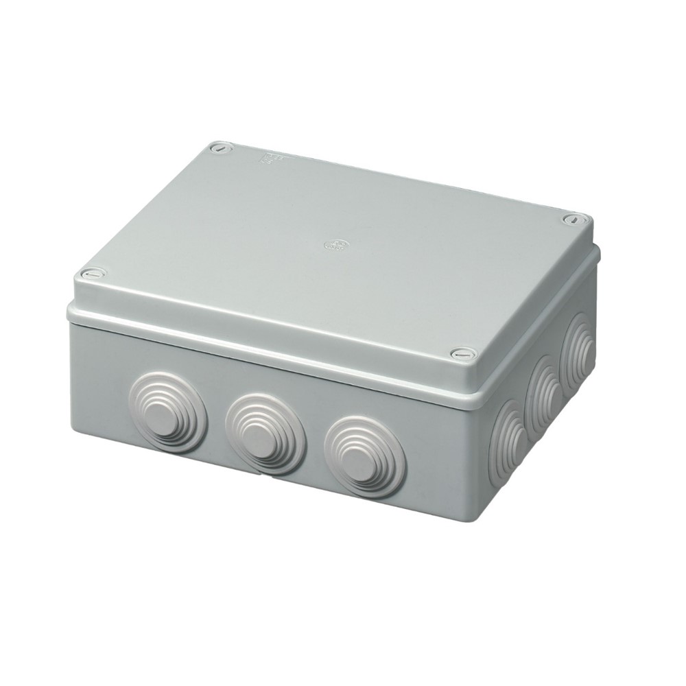 EC400C7 Разкл. кутия противовлажна О.М. 240*190*90 с тапи, Elettrocanali