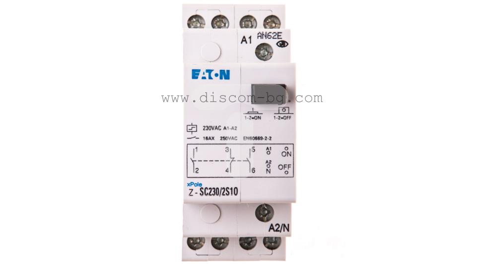 265327 Z-SC230/2S1О -  Импулсно реле, дистанционно управление, 2NO/1NC