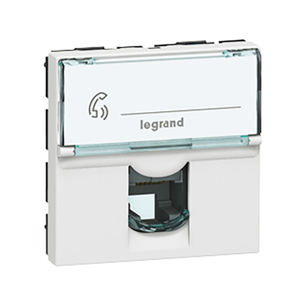 078732 Розетка RJ12 PR 6 контакта 2М бяла Mosaic , Legrand_small