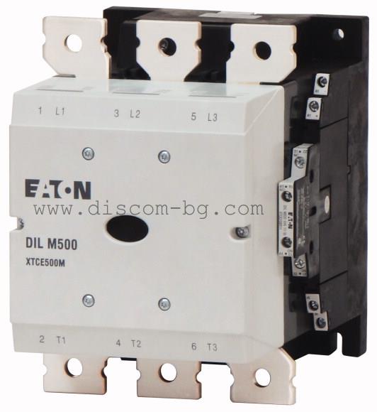 208214 DILM500/22(RAC500) 265kW - (250-500VAC,40/60Hz; 250-700VDC) - Контактор Eaton