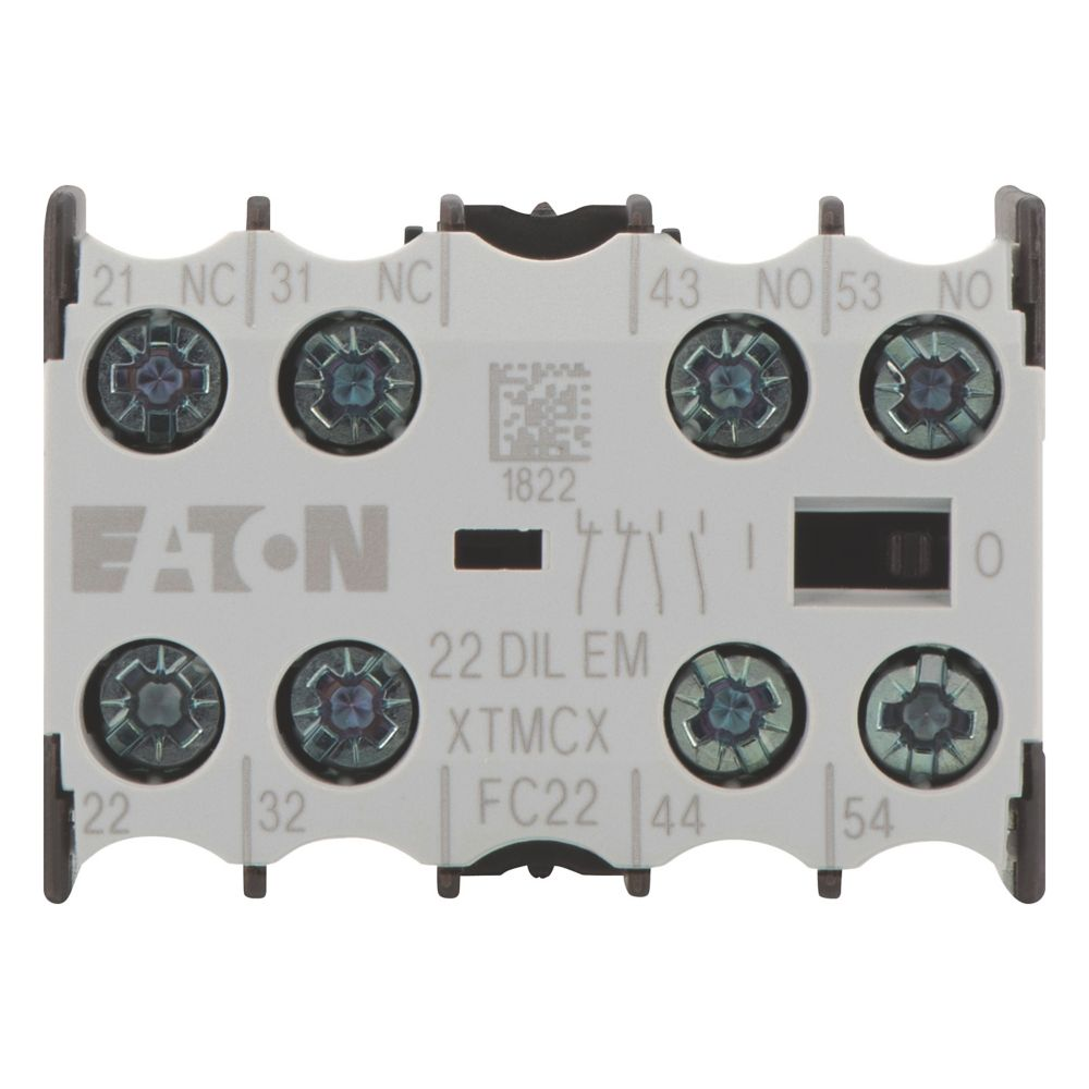 010112 22DILEM - Фронт контактен блок 4P, 2NO+2NC за DILE(E)M, Eaton_small