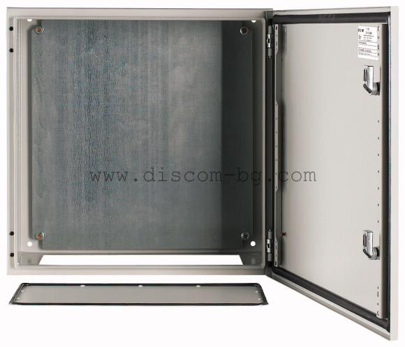 111691 CS-55/250 Табло метално IP66 [h500/500/250], с монт.плоча, сив_small