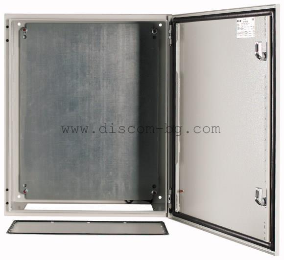 111697 CS-65/250 Табло метално IP66 [h600/500/250], с монт.плоча, сив